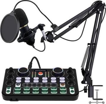 Mixerkit Live Geluidskaart DJ-controller BM800 Microfoon -, Ophalen of Verzenden, Nieuw