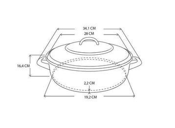 BK Fortalit Braadpan 28 cm/4 L - Inductie - PFAS-vrij - met, Verzenden, Nieuw