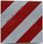 Novio Markeringsbord lange lading Europa 423x423x1mm rood /, Auto diversen, Ophalen of Verzenden, Nieuw