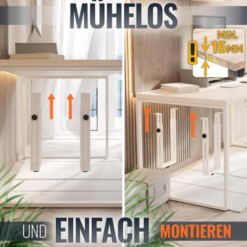 RICOO PC-houder onder bureau TRH02-W in breedte en hoogte..., Verzenden, Nieuw