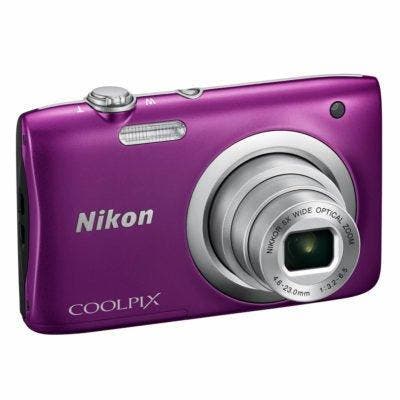 Nikon Coolpix A100 Digitale Compact Camera - Paars (In doos), Audio, Tv en Foto, Fotocamera's Digitaal, Zo goed als nieuw, Verzenden