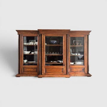 Buffetkast - Hout, Glas
