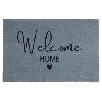 deurmat welcome home grijs 75x50cm, Verzenden, Nieuw
