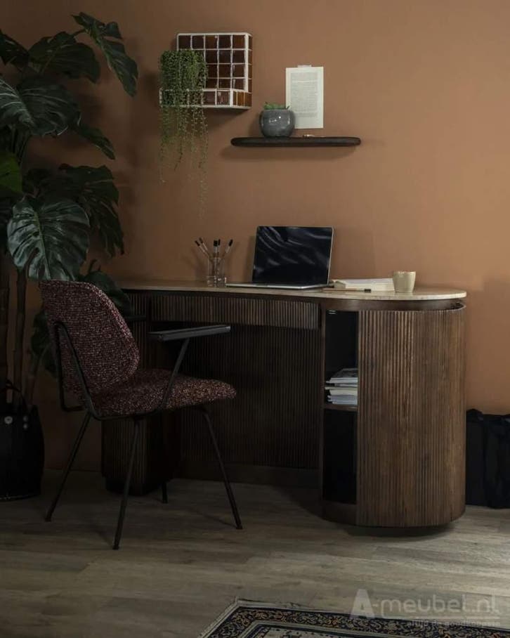 Bureau Mari - 96192 - eettafel, Huis en Inrichting, Tafels | Eettafels, Nieuw, Overige materialen, Overige vormen