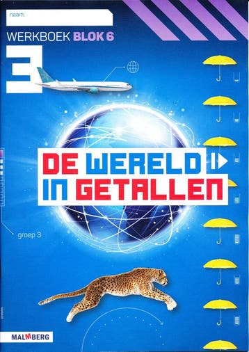 De wereld in Getallen versie 5 Werkboek blok 6 groep 3 (per, Verzenden, Nieuw