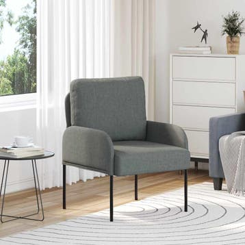 vidaXL Banken met kussen 55cm Donkergrijs Multiplex, Huis en Inrichting, Verzenden, Nieuw, Minder dan 150 cm
