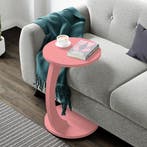 Bijzettafel Holeby 56x38 cm roze [en.casa], Verzenden, Nieuw