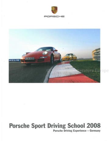 2008 PORSCHE SPORT RIJSCHOOL BROCHURE DUITS, Nieuw, Porsche, Author