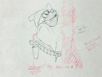 Two-Gun Mickey (Walt Disney, 1934) - 1 Peg Leg Pete Animatie, Nieuw
