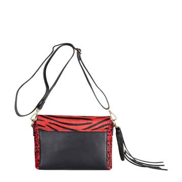 Crossbodytas  Legend Dames ZEBRA/CHEETAH RED, Verzenden, Nieuw