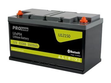 Pro-user Lithium Accu 150 Ah LI12150, Caravans en Kamperen, Camper-accessoires, Verzenden, Nieuw
