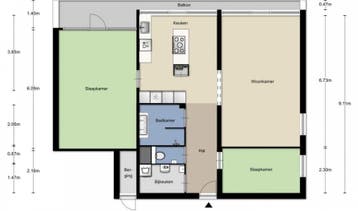 Te Huur 3 Kamer Appartement Klaverlaan In Arnhem, Gelderland, Direct bij eigenaar, Appartement, Arnhem