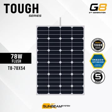 Tough G8 78 Watt Zonnepaneel, Ophalen of Verzenden, Nieuw