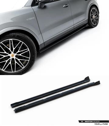 Side Skirts Diffuser V.2 voor Porsche Cayenne Coupe / SUV, Ophalen of Verzenden