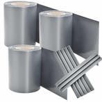 PVC Privacystrips - 3 stuks - 35 meter - grijs - Incl. Beves, Tuin en Terras, Schuttingen, Verzenden, Nieuw