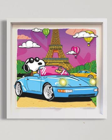 Louis Michel Krüger - Trip to Paris (3D-Artwork), Antiek en Kunst