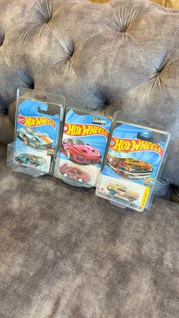 Hot Wheels 1:64 - Modelauto (3) - Lot of 3 – Super Treasure, Nieuw
