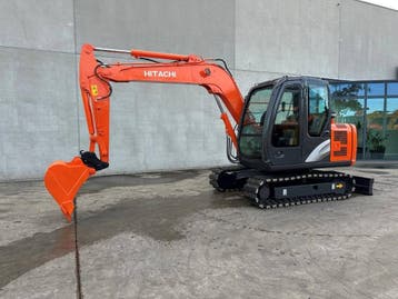 Veiling: Midigraafmachine Hitachi ZX60-5G Diesel 2013, Ophalen, Graafmachine
