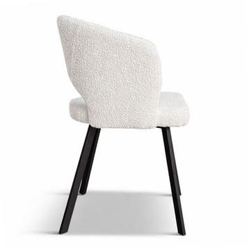Eetkamerstoel Luna Bouclé Naturel, Huis en Inrichting, Stoelen, Ophalen of Verzenden, Nieuw
