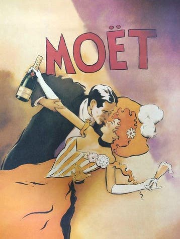 Vince Mcindoe - Moët & Chandon - Jaren 1980
