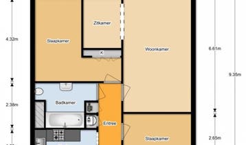 Te Huur 3 Kamer Appartement Antwerpenstraat In Breda, Huizen en Kamers, Noord-Brabant, Direct bij eigenaar, Breda, Appartement