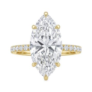 Zonder minimumprijs - Ring - 14 karaat Geel goud - 5.30ct., Nieuw