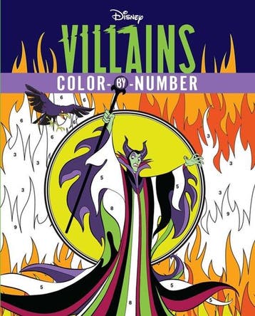 9781667200576 Color-By-Number- Disney Villains Color-By-N..., Boeken, Verzenden, Nieuw, Editors Of Thunder Bay Press