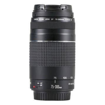 Canon EF 75-300mm f/4-5.6 III met garantie, Ophalen of Verzenden, Gebruikt