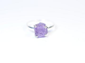 Tanzaniet Ring / rauw / nieuw- 2.9 g - (1), Verzamelen, Mineralen en Fossielen