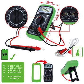 Competition Digitale Multimeter voor Auto & Vrachtwagen, Verzenden, Nieuw