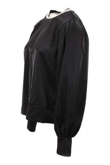 Aaiko Blouse in maat M Zwart, Aaiko, Verzenden, Zo goed als nieuw, Zwart