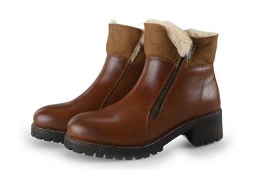 Mysa Laarzen in maat 40 Cognac, Kleding | Dames, Schoenen, Hoge laarzen, Overige kleuren, Verzenden, Zo goed als nieuw