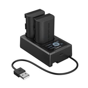 SmallRig 5409 Camera Battery X2 And Charger Kit For Canon, Ophalen of Verzenden, Nieuw