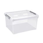Curver Handy+ opbergbox 35 liter transparant met clipdeksel, Huis en Inrichting, 30 tot 40 liter, Ophalen of Verzenden, Nieuw