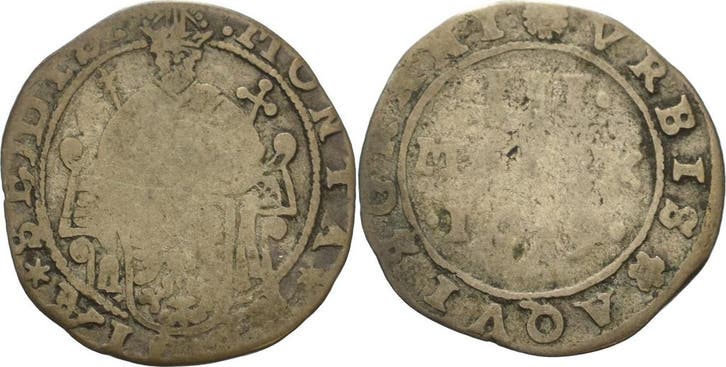 3 Mark 1619 Aachen (MuntenenBankbiljetten-Duitslandvoor1871), Postzegels en Munten, Munten | Europa | Niet-Euromunten, Verzenden