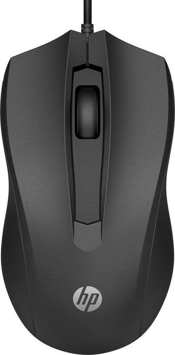 HP 100 - Bedrade Muis - Zwart, Verzenden, Nieuw
