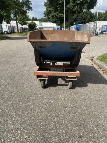 Gebruikte Kantelbakken, Kantelbak, Kiepbak, Kiepcontainer, Ophalen, Gebruikt, 100 cm of meer, 60 cm of meer