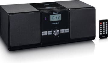 Stereo set met Radio - CD Speler - Met Bluetooth - Zwart - M, Verzenden, Zo goed als nieuw