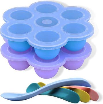 HI NATURE™ Babyvoeding bewaarbakjes set - Baby bakjes met 4, Ophalen of Verzenden, Nieuw