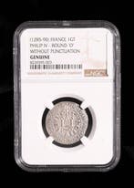 Middeleeuwen, kruisvaardersperiode Zilver Gehammelde munt -