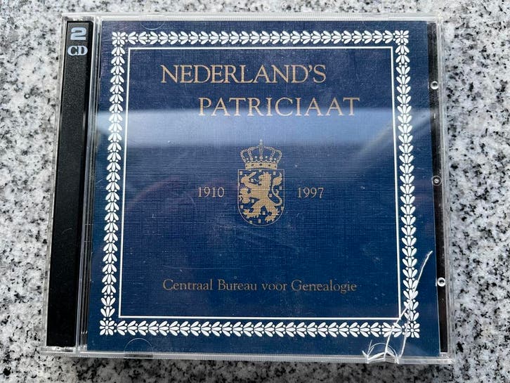 Nederlands Patriciaat, jrg. 1-80 [CD-ROM], Boeken, Geschiedenis | Vaderland, Gelezen, 20e eeuw of later, Verzenden