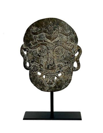 Aziatisch ritueel masker - Steen - China - Onbekend, Antiek en Kunst