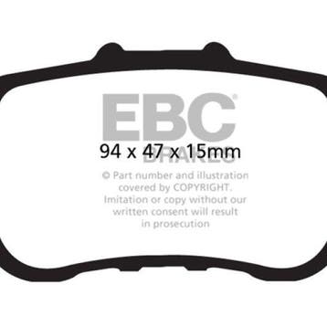 EBC 09-14 Acura TSX 2.4 Redstuff Rear Brake Pads, Ophalen of Verzenden, Nieuw