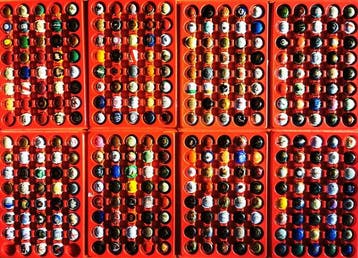 Collectie champagnecapsules - allemaal merken