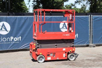 Veiling: Schaarhoogwerker Manitou 78 SEC-2 Elektrisch 227kg, Zakelijke goederen, Machines en Bouw | Liften, Steigers en Ladders