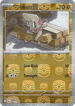 Pokémon TCG - Timburr - Masterball - Black Bolt - 047/086, Verzenden, Zo goed als nieuw