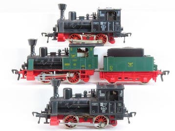 Fleischmann H0 - o.a. 4000 - Stoomlocomotief (3) - 3x, Nieuw