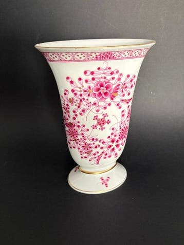 Herend - Vaas - Waldstein Rose - Porselein - Met de hand, Antiek en Kunst