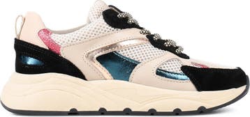 Ps Poelman - Maat 40 - CIBEL Dames Sneakers - Zwart Multi, Verzenden, Nieuw