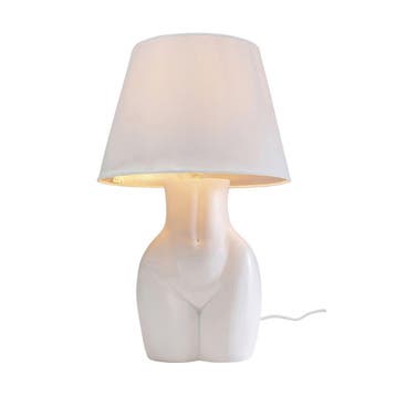 *WOONWINKEL* Kare Design Donna White Tafellamp Vrouw Wit, Verzenden, Nieuw